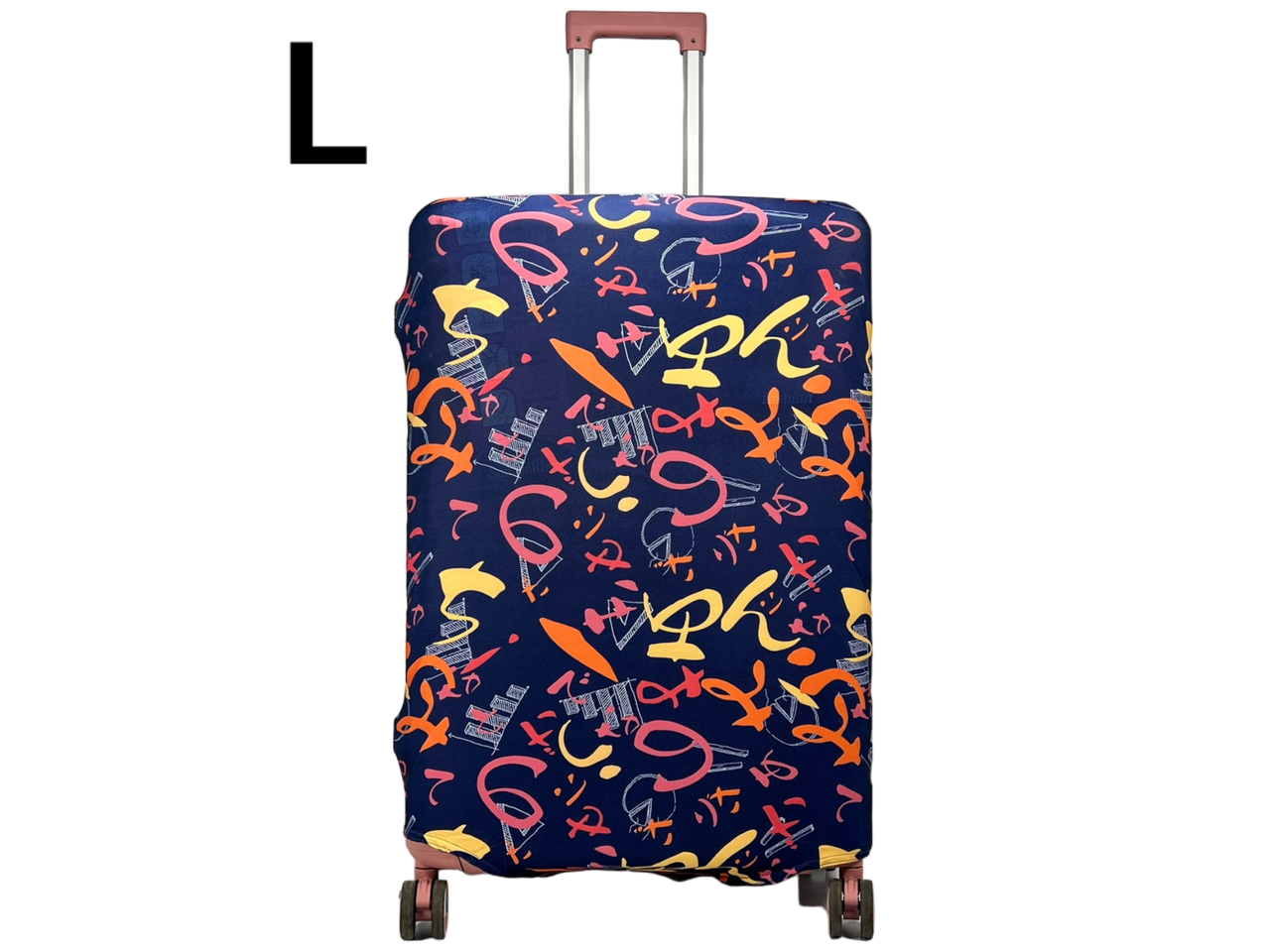 Чохол для валізи Aoleisi з фастексом для кращої фікзації на валізі 28-3 синій