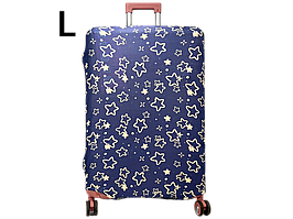 Чохол для валізи Aoleisi з фастексом для кращої фікзації на валізі 28-5 синій