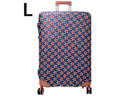 Чохол для валізи Aoleisi з фастексом для кращої фікзації на валізі 28-8 синій