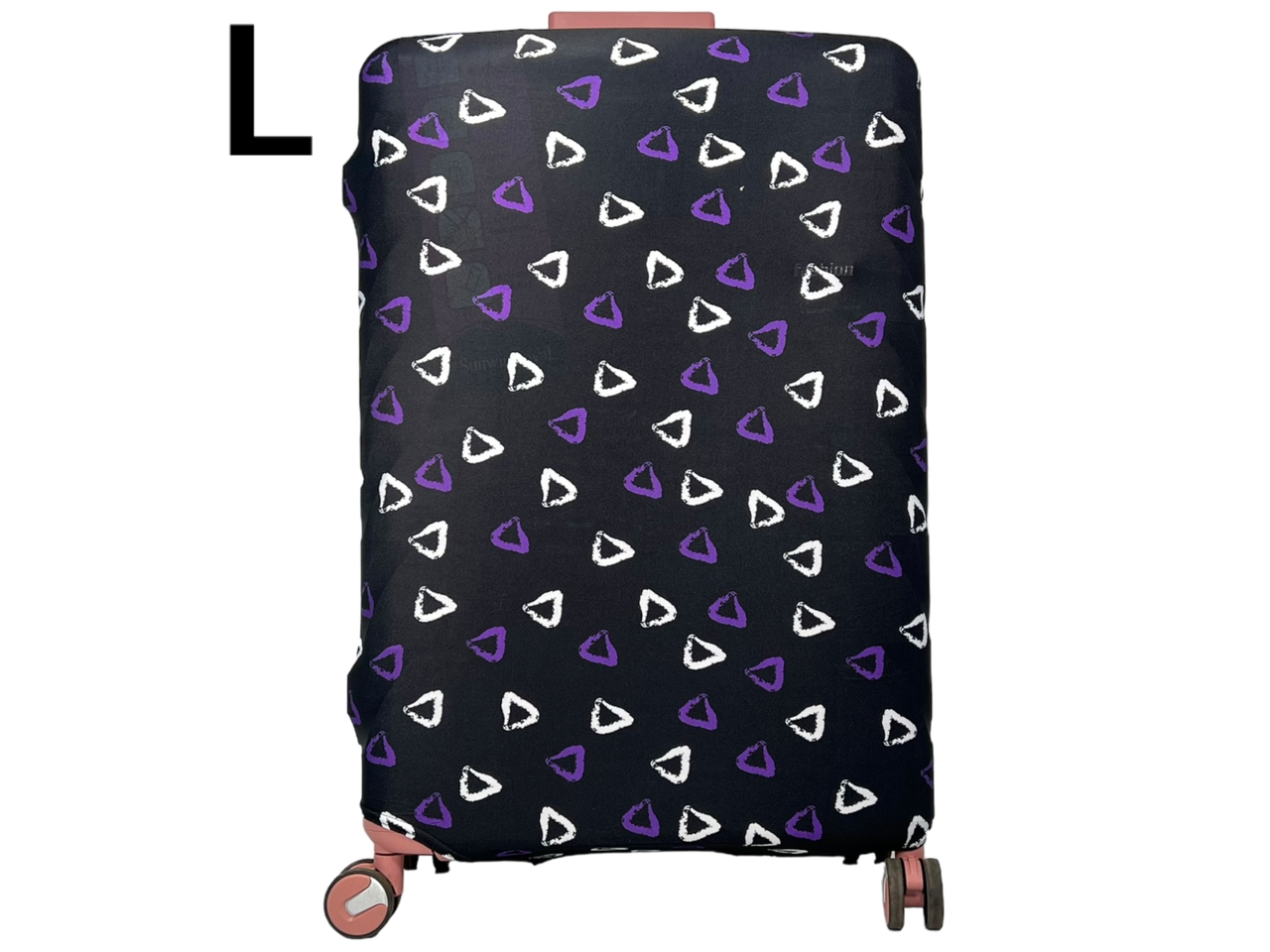 Чохол для валізи Aoleisi з фастексом для кращої фікзації на валізі 28-9 чорний