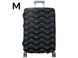 Чохол для валізи Aoleisi з фастексом для кращої фікзації на валізі 24-3 чорний