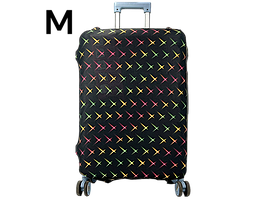 Чохол для валізи Aoleisi з фастексом для кращої фікзації на валізі 24-4 чорний