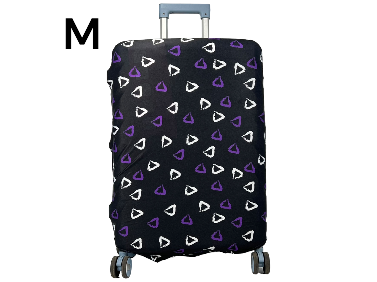 Чохол для валізи Aoleisi з фастексом для кращої фікзації на валізі 24-5 чорний