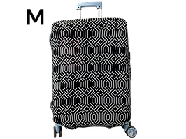 Чохол для валізи Aoleisi з фастексом для кращої фікзації на валізі 24-6 чорний