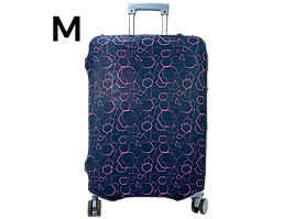 Чохол для валізи Aoleisi з фастексом для кращої фікзації на валізі 24-10 синій