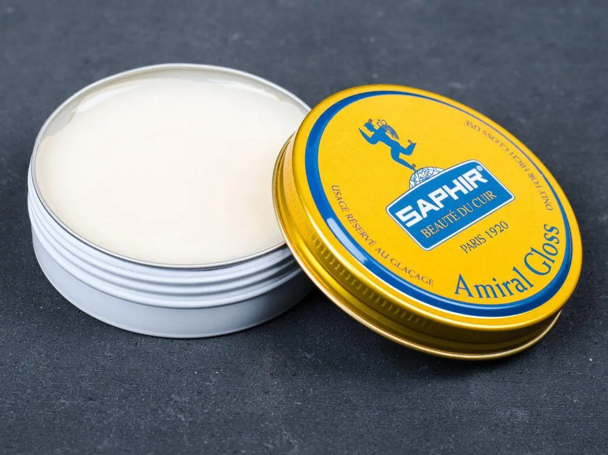 Віск для полірування взуття "Дзеркальний блиск" Saphir Amiral Gloss, безбарвний, 50 мл