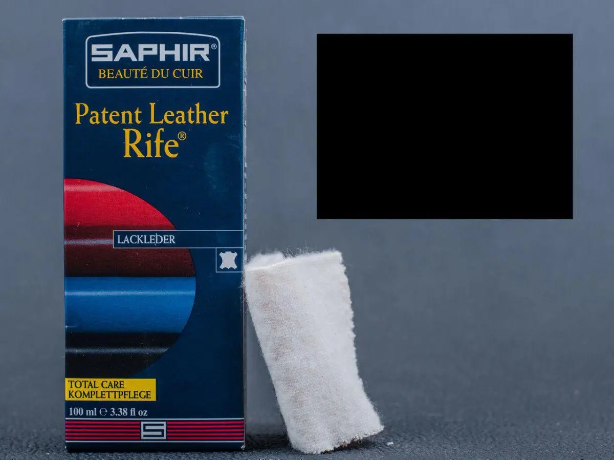 Поліроль для лакової шкіри Saphir Vernis Rife, 100 мл, кол. чорний(01)