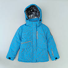 Зимова термокуртка для дівчинки "Еля" 134 дитяча підліткова гірськолижна тепла рефлектив reflective