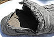 Спальний зимовий мішок до -20 ° Спальник зимовий широкий (85 * 205) з капюшоном, спальний мішок ковдра, фото 2