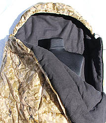 Спальник зимовий тактичний армійський з флісом до -40 піксель. Спальний мішок ковдра туристична зима