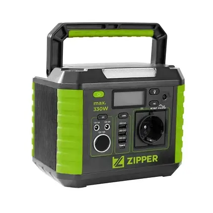 Портативна зарядна станція освітлення Zipper ZI-PS330 з бездротовою зарядкою, фото 1