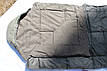 Мішок ковдра Ботал, ширина 100см, Олива. Спальний мішок на флісі для холодної погоди до -40°Зимовий метровий, фото 3
