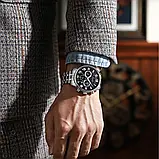 Чоловічий кварцовий годинник з хронографом Curren 8427 Silver-Black, фото 6