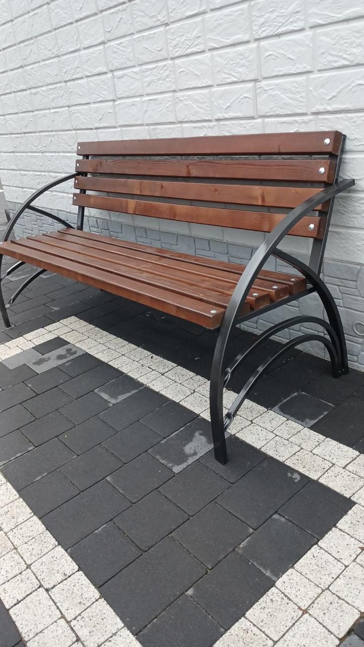 Лавка садова паркова лофт для дому 155см, фото 1