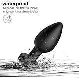 Анальне пробка з вібрацією на пульті, Вібропробка для анального сексу, стимулятор ануса, Інтимні іграшки, фото 2