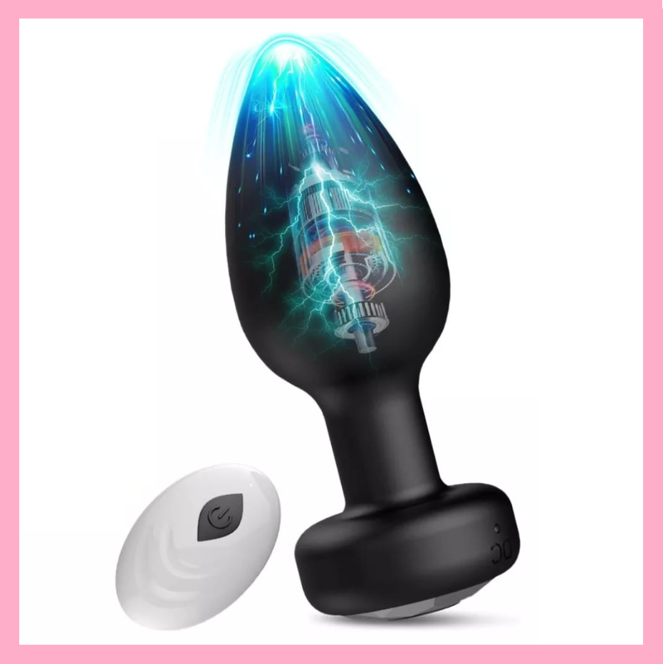 Анальне пробка з вібрацією на пульті, Вібропробка для анального сексу, стимулятор ануса, Інтимні іграшки, фото 1