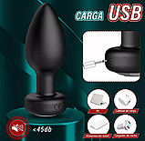 Анальне пробка з вібрацією на пульті, Вібропробка для анального сексу, стимулятор ануса, Інтимні іграшки, фото 7