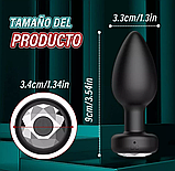 Анальне пробка з вібрацією на пульті, Вібропробка для анального сексу, стимулятор ануса, Інтимні іграшки, фото 9