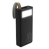 Універсальна Мобільна Батарея Power Bank Ridea RP-D20L+ Phoenix20+ PD/QC 3.0 20W  digital display + lamp 20000, фото 3