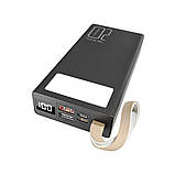 Універсальна Мобільна Батарея Power Bank Ridea RP-D20L+ Phoenix20+ PD/QC 3.0 20W  digital display + lamp 20000, фото 6