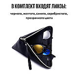 Окуляри сонцезахисні антивідблискові Magic Vision 5 в 1. Окуляри зі змінними лінзами. Оригінал., фото 6