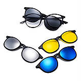 Окуляри сонцезахисні антивідблискові Magic Vision 5 в 1. Окуляри зі змінними лінзами. Оригінал., фото 9