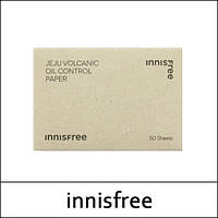 Матувальні серветки на основі вулканічного попелу Innisfree Beauty Tool Jeju Volcanic Oil Control Paper 50ш