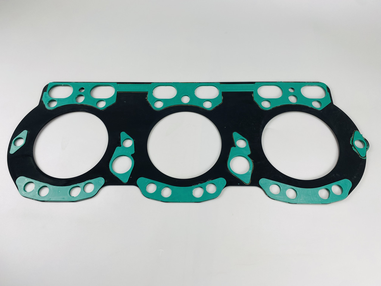 Прокладка головки блоку ЯМЗ-236/ 236НЕ/ 236БЕ/ 236НЕ2/ 236БЕ2/ ЯМЗ-6563 метал + МБС зелений силікон, фото 1