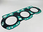 Прокладка головки блоку ЯМЗ-236/ 236НЕ/ 236БЕ/ 236НЕ2/ 236БЕ2/ ЯМЗ-6563 метал + МБС зелений силікон, фото 4
