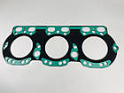 Прокладка головки блоку ЯМЗ-236/ 236НЕ/ 236БЕ/ 236НЕ2/ 236БЕ2/ ЯМЗ-6563 метал + МБС зелений силікон, фото 7