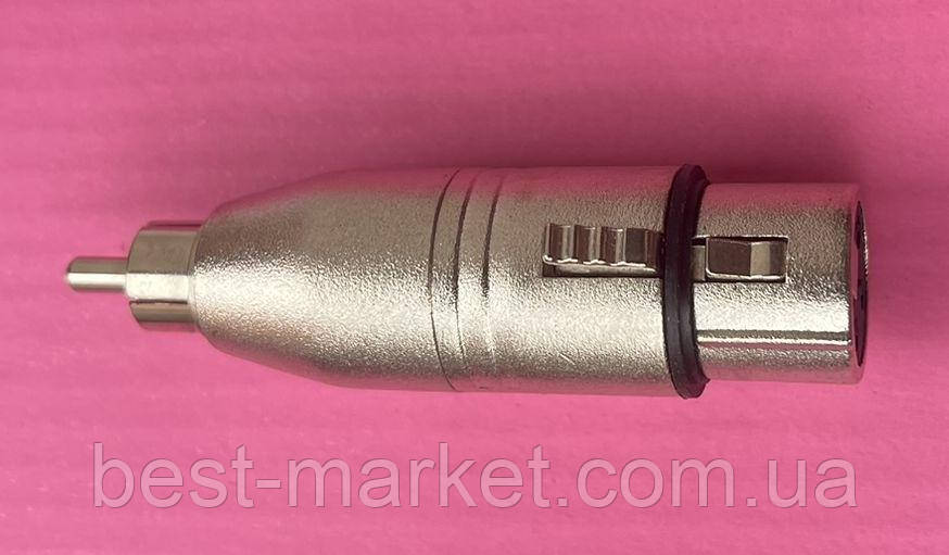 Перехідник XLR female - RCA male LDI SA507 метал
