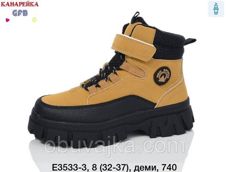 Черевики для хлопчиків від GFB Демісезонне взуття 2024 (32-37)