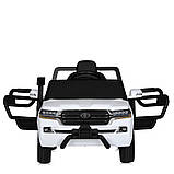 Дитячий електромобіль TOYOTA  Bambi, білий, фото 2