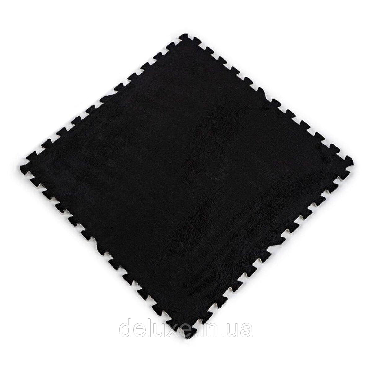 Пол-пазл плюшевий ЧОРНИЙ 60*1cm (D) SW-00002079, фото 1
