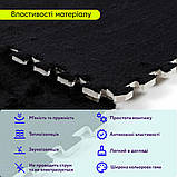 Пол-пазл плюшевий ЧОРНИЙ 60*1cm (D) SW-00002079, фото 3