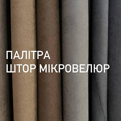 Штора Мікровелюр