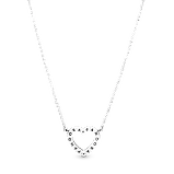 Срібне намисто Pandora «Сяюче серце» 590534CZ, фото 3