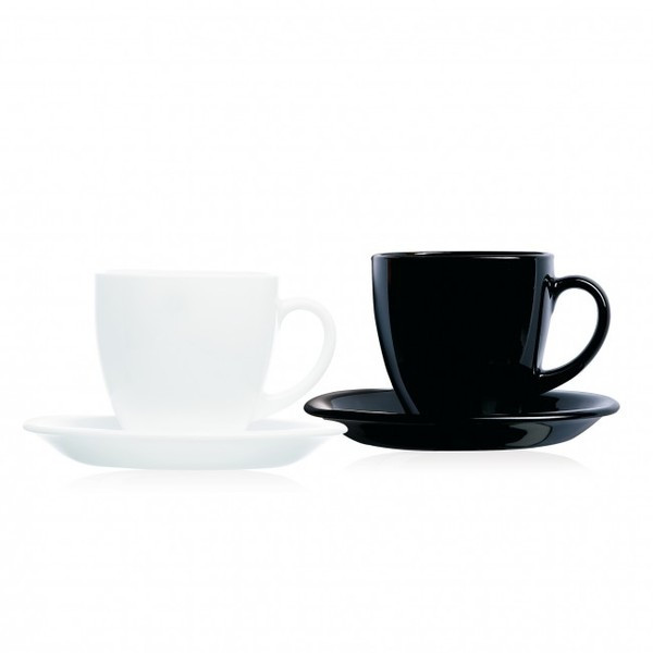 Сервіз LUMINARC CARINE Blanc&Noir 220X6 д/чая (D2371) TZP134
