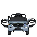 Дитячий електромобіль TOYOTA Bambi, сірий, фото 4