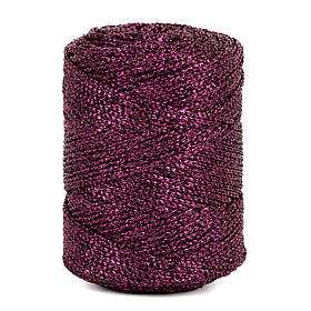 Трикотажний шнур з люрексом Knit Shine Stelo, колір Аметист