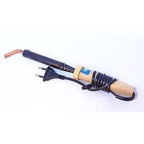 Паяльник 100Вт, зігнуте жало дерев'яна ручка ПДРЗ100ИЖ