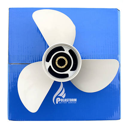 Гвинт для човнового мотора Yamaha 50-130HP YANTA ALU 3X13 1/4X17 Propeller for Yamaha D алюмінієвий Polaris, фото 3