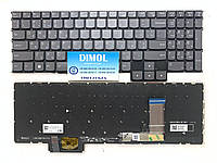 Оригінальна клавіатура для Lenovo LOQ 15APH8, LOQ 15IRH8, LOQ 16APH8, LOQ 16IRH8 series, ukr, gray, підсвічування
