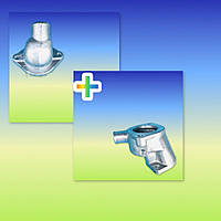 Корпус термостата в зборі ЗІЛ-130 (корпус+верхня кришка)