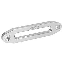 Алюмінієва напрямна пластина синтетичного троса для лебідки X-BULL довжина 297 мм висота 67 мм товщина 18 мм вага 0.56 кг