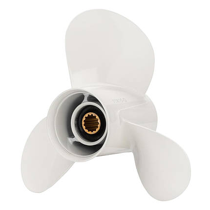 Гвинт для човнового мотора YAMAHA C 25-60HP 663-45952-02-EL 3X11 3/8X12 алюмінієвий, фото 1
