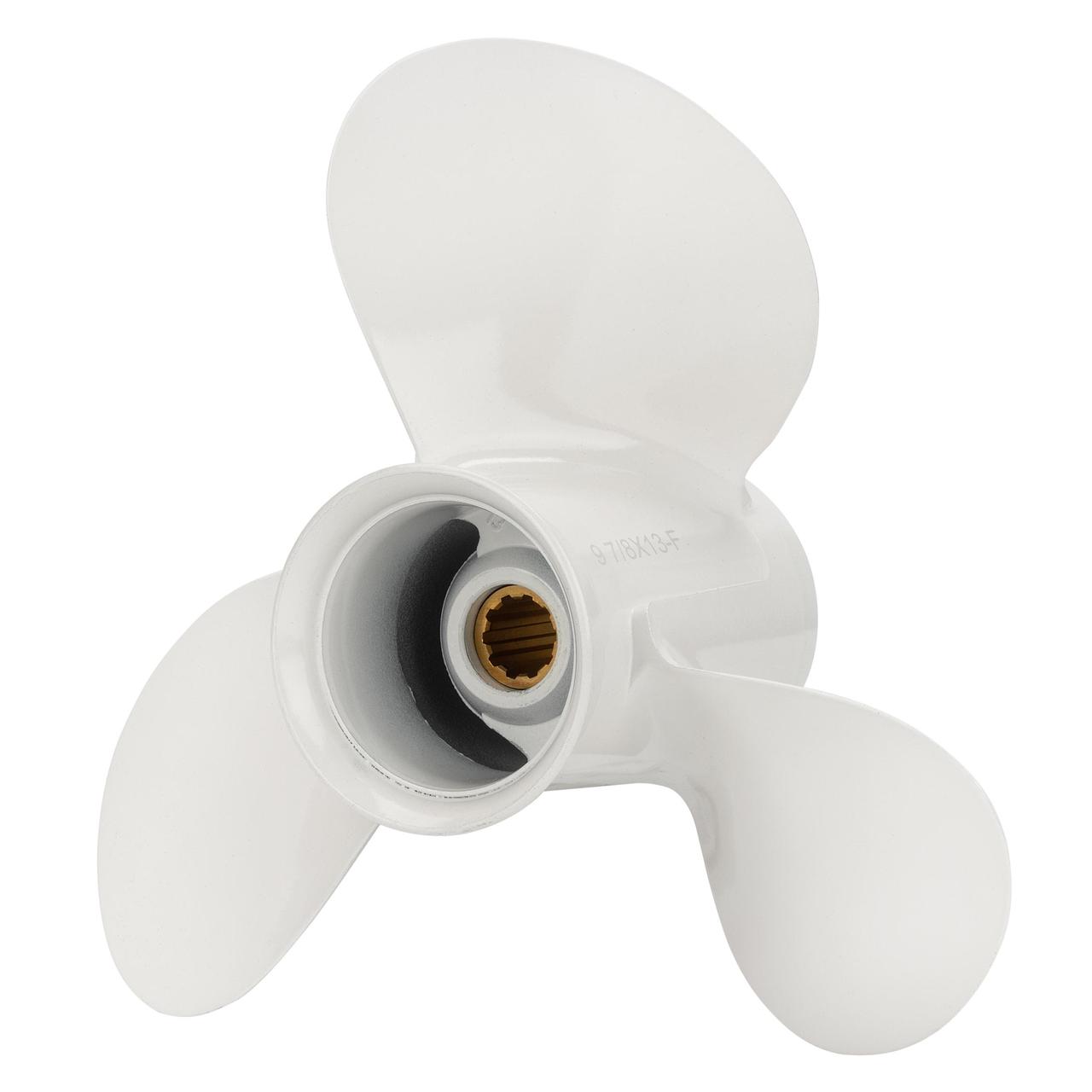 Гвинт для човнового мотора YAMAHA & PARSUN 20-30HP 12″ 664-45954-01 3-97/8″X12″ алюмінієвий