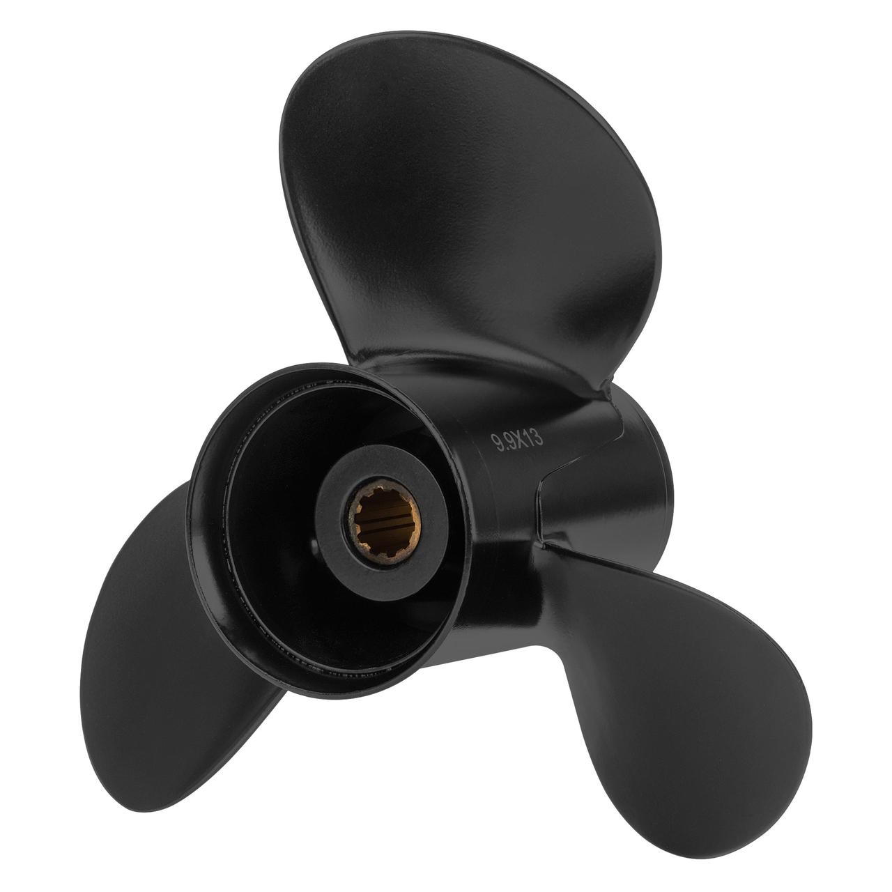 Гвинт для човнового мотора TOHATSU/MERCURY B 30-930-01 3X9.9X13 алюмінієвий