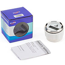 Лічильник мотогодин ECMS CLH2-WS-HS 52 мм білий 801-00055 СЕРІЯ ЕКОНОМ для човна і катера, фото 5