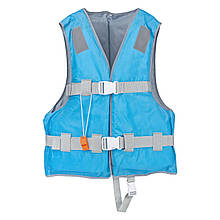 Рятувальний жилет YW1218 розмір XL EPE піна 420D поліестер синій для плавання та водних видів спорту